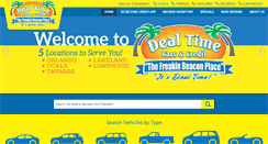 Desktop Screenshot of dealtimecars.com